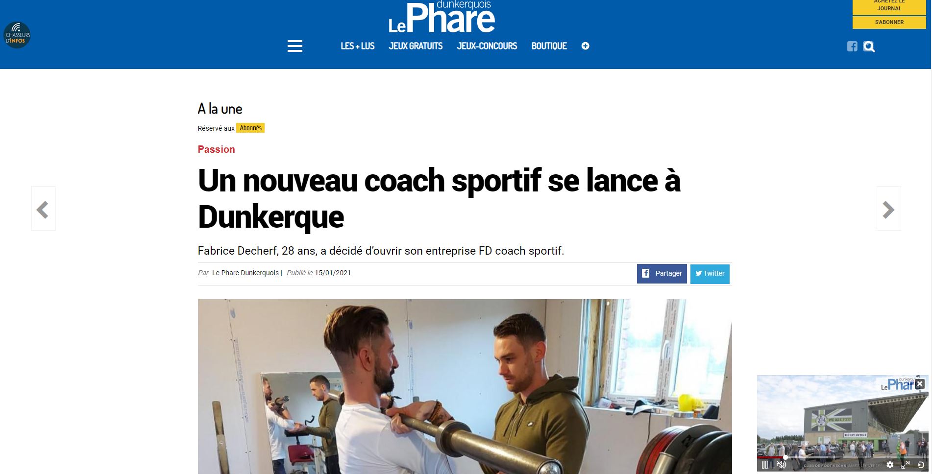 Coach dunkerque