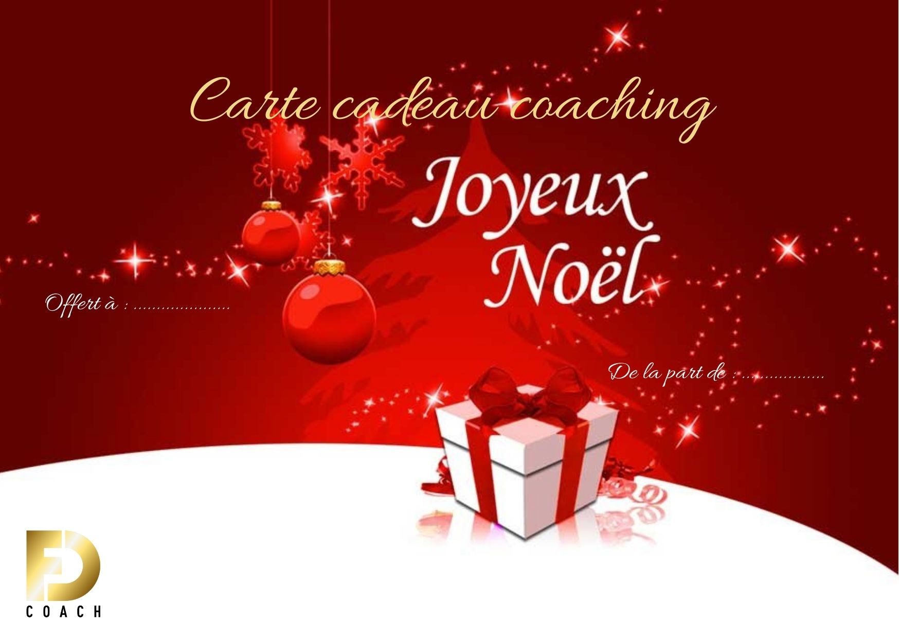 carte cadeau coaching